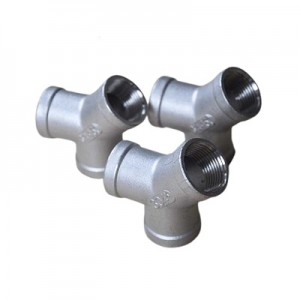 316 stainless steel tee Fittings Threaded Tee