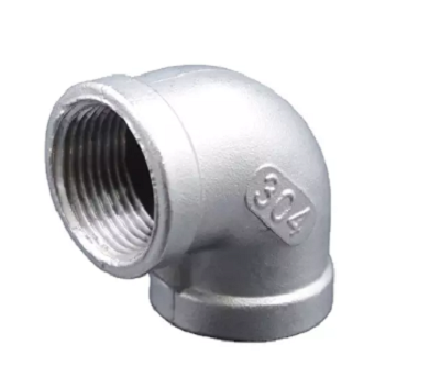 304 316l stainless steel pipe fitting 90 degree forging female and male connection thread elbow Featured Image