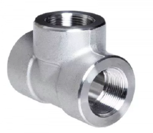 Sfenry 3000 LB Forged NPT Threaded Or Socket Weld 304 Stainless Steel Tee