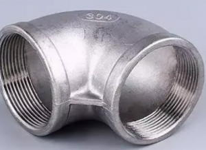 304 316l stainless steel pipe fitting 90 degree forging female and male connection thread elbow