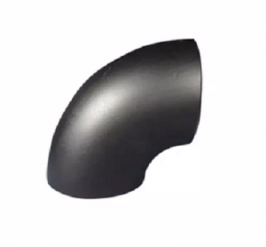 black sch40 butt welded elblw carbon steel pipe fittings