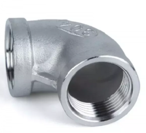 304 316l stainless steel pipe fitting 90 degree forging female and male connection thread elbow