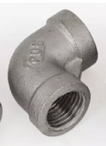 304 316l stainless steel pipe fitting 90 degree forging female and male connection thread elbow