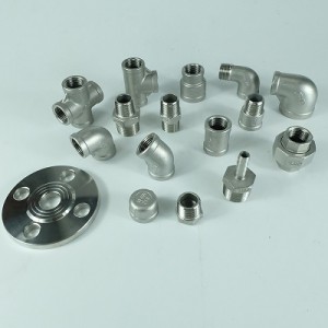 304 316L 201 malleable iron stainless steel plumbing material male female BSPT NPT threaded pipe fittings