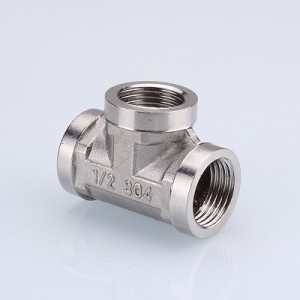 Stainless Steel 304 Threaded T Pipe Fitting