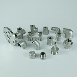 304 316L 201 malleable iron stainless steel plumbing material male female BSPT NPT threaded pipe fittings